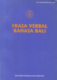 Image of Frasa Verbal Bahasa Bali
