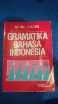 Image of Gramatika Bahasa Indonesia