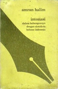 Intonasi dalam Hubungannya dengan Sintaksis Bahasa Indonesia