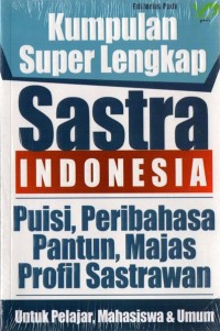 Image of Kumpulan Super Lengkap Sastra Indonesia