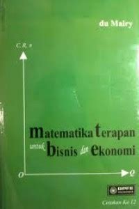 Matematika Terapan Untuk Bisnis Dan Ekonomi