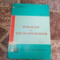 Image of Metoda Belajar Dan Kesulitan-Kesulitan Belajar