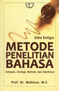 Image of Metode Penelitian Bahasa