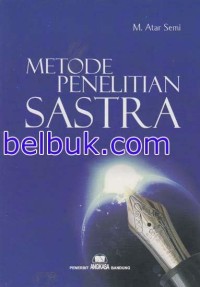 Metode Penelitian Sastra