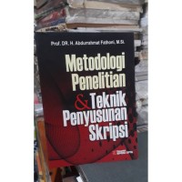 Image of Metodologi Penelititan & Teknik Penyusunan Skripsi