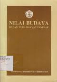 Image of Nilai Budaya dalam Puisi Rakyat Panesak