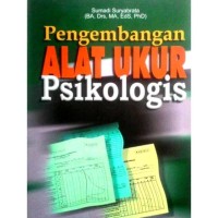 Image of Pengembangan Alat Ukur Psikologis