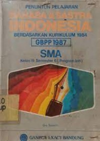 Image of Penuntun Pelajaran Bahasa dan Sastra Indonesia untuk SMA Kelas II