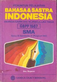 Image of Penuntun Pelajaran Bahasa & Sastra Indonesia