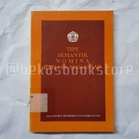 Image of Tipe Sematik Nomima Bahasa Makasar