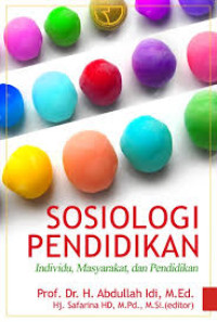 Image of Sosiologi Pendidikan Individu, Masyarakat dan Pendidikan